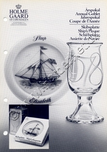 Holmegaard Glasvrk katalog oktober, 1977