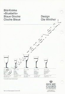 Holmegaard Glasværk katalog 1985