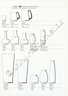 Kastrup-Holmegaard Glasvrker katalog 1963-1973
