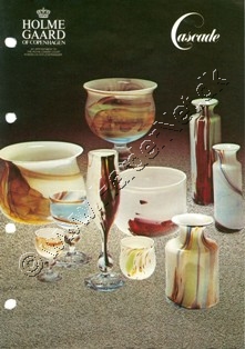 Holmegaard Glasværk katalog juli, 1974