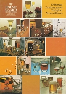 Holmegaard Glasvrk katalog september, 1979
