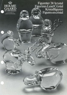 Holmegaard Glasvrk katalog 1973-1976