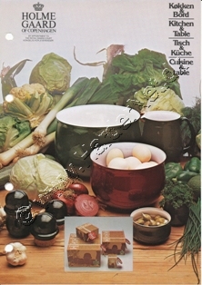 Holmegaard Glasvrk katalog oktober, 1976 
