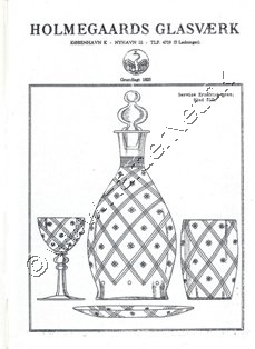 Holmegaard Glasvrk katalog krystal 1928