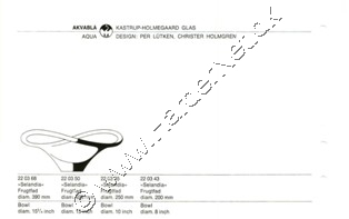 Holmegaard Glasvrk katalog 1967-1973