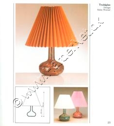 Holmegaard Glasvrk lampe katalog oktober, 1981