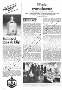 Magasin "Glas & mennesker" september, 1982