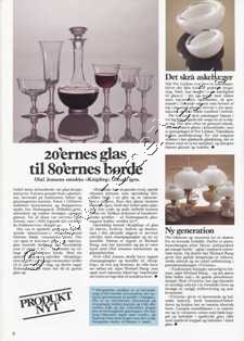 Magasin "Glas & mennesker" marts, 1983