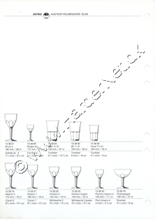 Kastrup-Holmegaard Glasværker katalog 1967