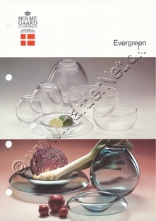 Holmegaard Glasværk katalog, 1985 