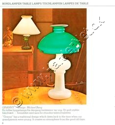 Holmegaard Glasværk lampe katalog oktober, 1976