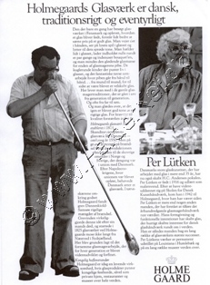 Firklveren Samlerselskab, Holmegaard Glasvrk folder oktober, 1980 