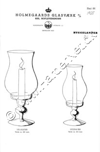 Holmegaard Glasvrk katalog 1955