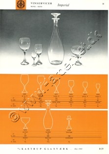 Kastrup Glasvrk katalog maj, 1960