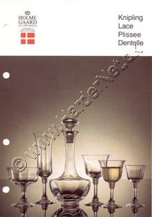 Holmegaard Glasværk katalog maj, 1986