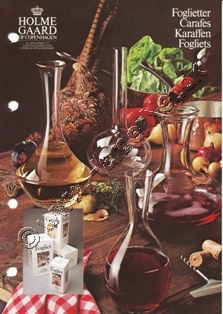 Holmegaard Glasværk katalog november, 1976
