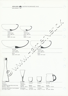 Holmegaard Glasvrker katalog 1971-1973
