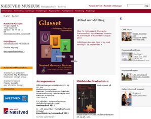 LUKKET Næstved Museum der udstiller masser af glas fra Holmegaard Glasværks prøvesamling, Næstved Museum er helt sikkert et besøg værd for alle glas interesserede.